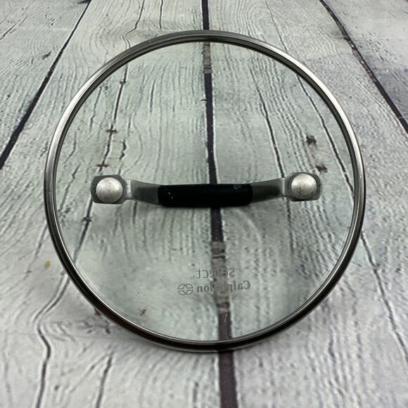 SELECT by CALPHALON Replacement Glass Pan Lid 6" OD 5 1/4” ID - Picture 3 of 7